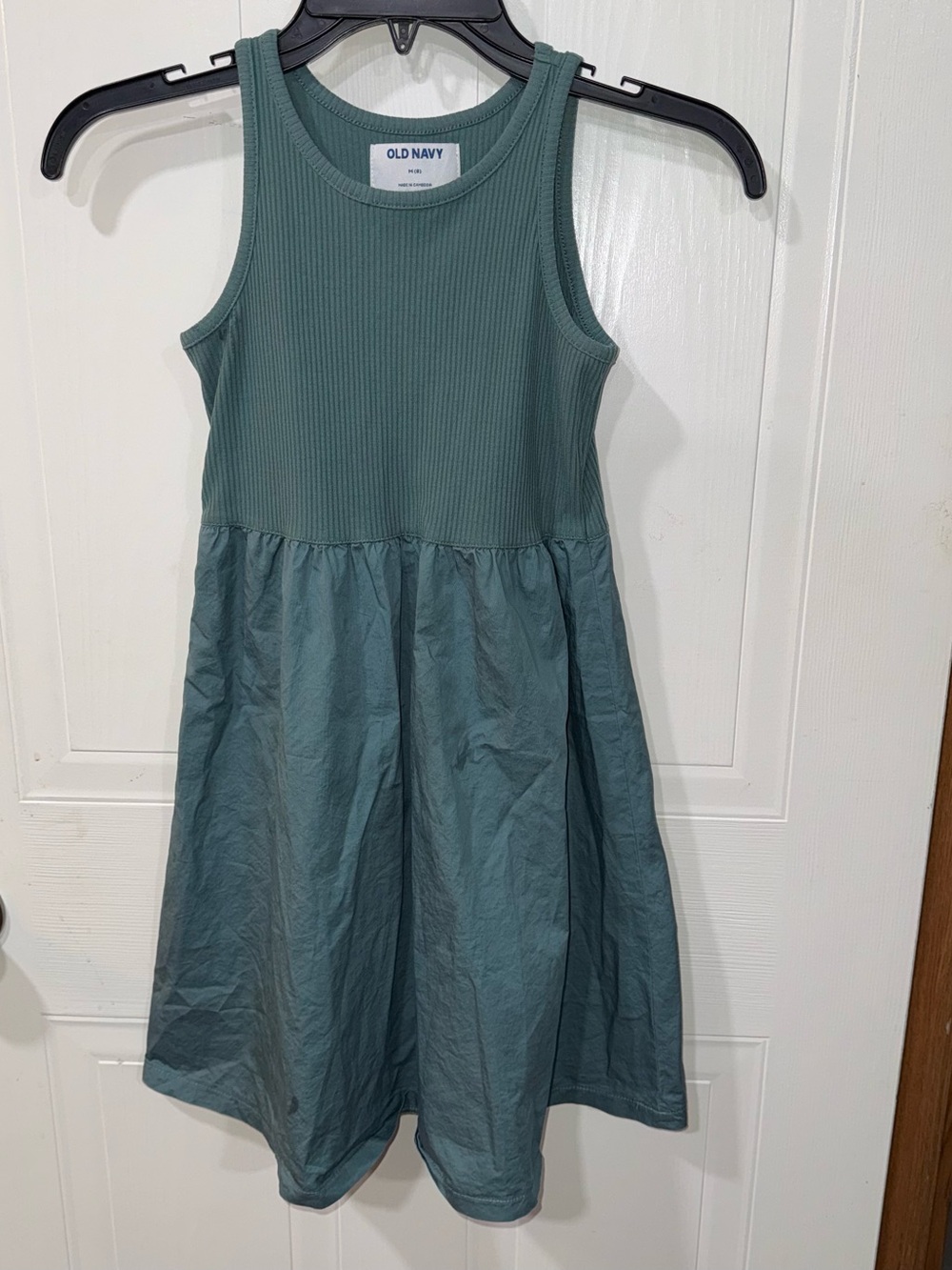 Old Navy Girls Size M 8 Medium Green Dress